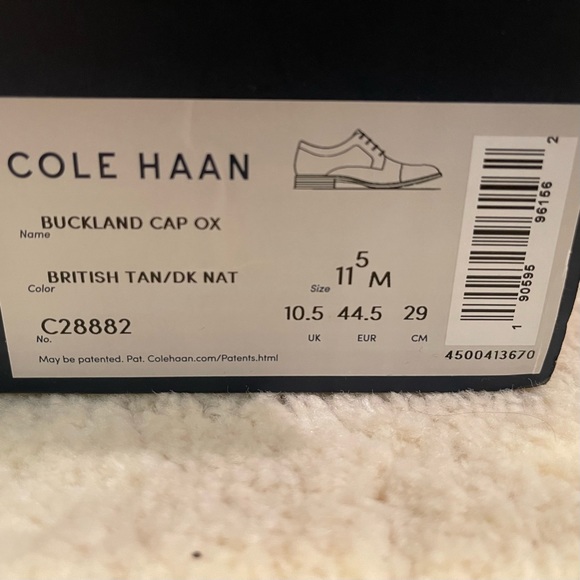 Cole Haan Buckland Cap Oxford 